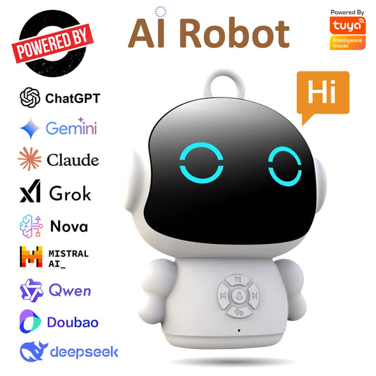Interactive Smart AI Robot Toy - Wifi Enabled Early Education with Speech Recognition for Kids