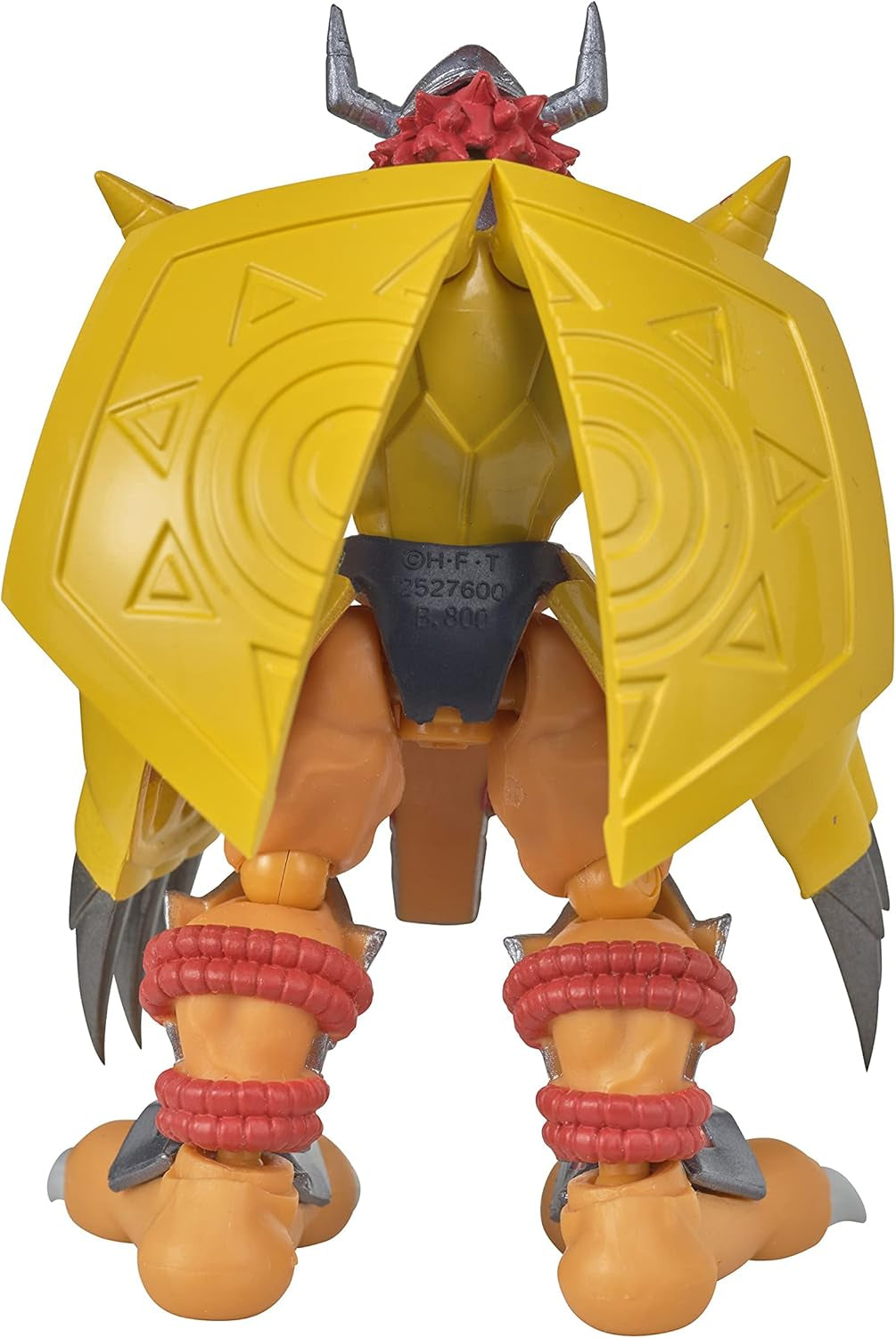 Bandai SHODO Digimon Adventure WarGreymon 3.5-Inch Poseable Figure — Yellow Armor, Dramon Killers, Anime-Accurate Detail, Ultimate Evolution