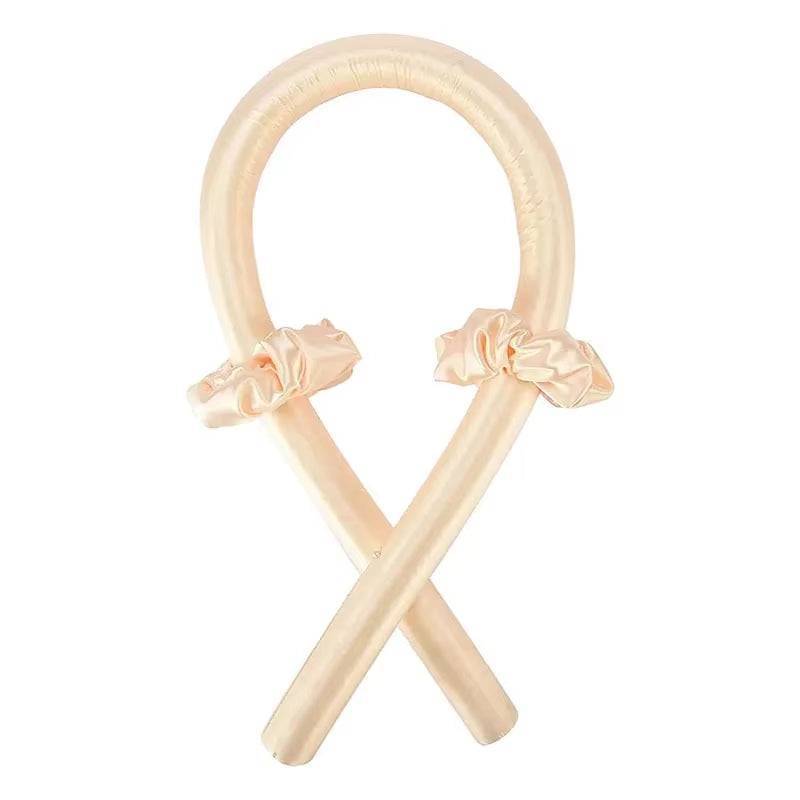 Silk Heatless Curling Rod Headband - Effortless Soft Curls While You Sleep!