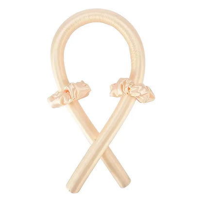 Silk Heatless Curling Rod Headband - Effortless Soft Curls While You Sleep!