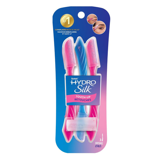 Precision Touch-Up Dermaplaning Tool Set - 3 Count | Effortless Peach Fuzz Removal for Flawless Skin