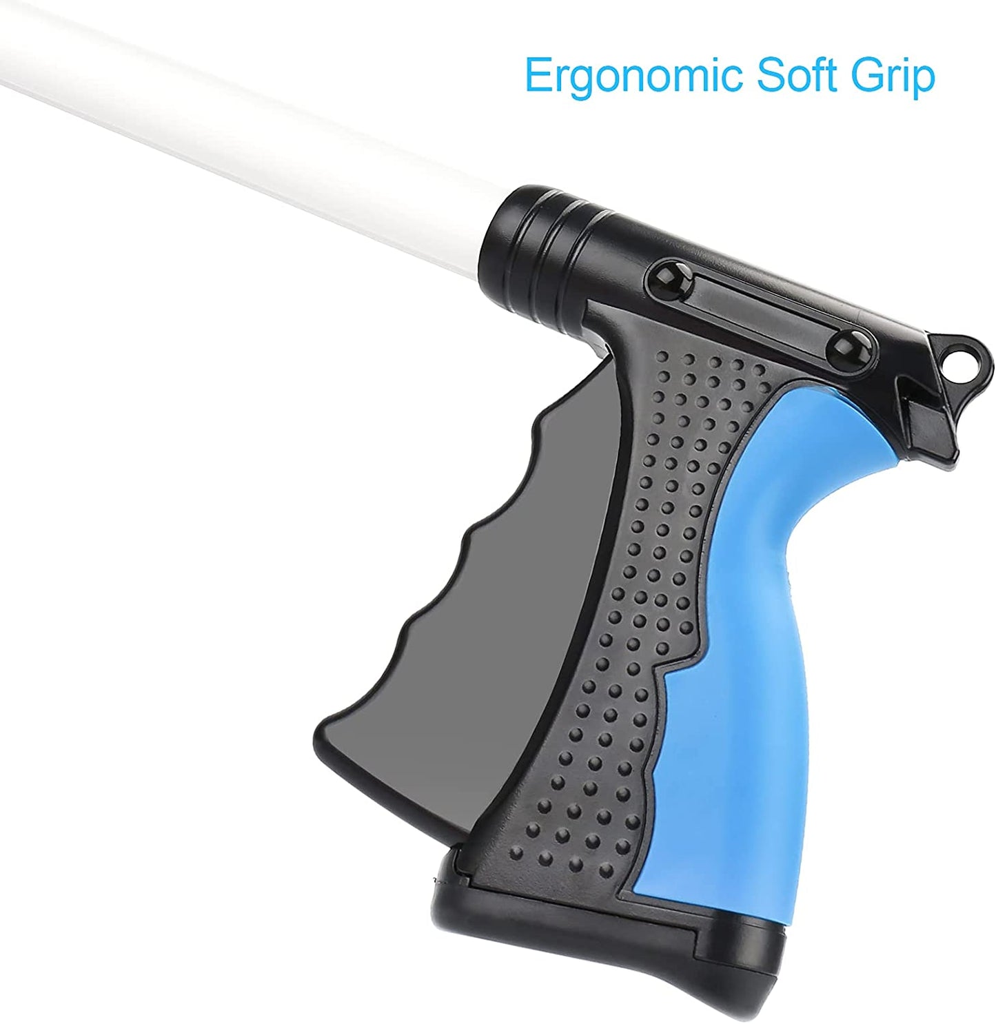 32" Lightweight Grabber Reacher Tool - Perfect Mobility Aid for Elderly, Litter Picker & Trash Claw (Blue)