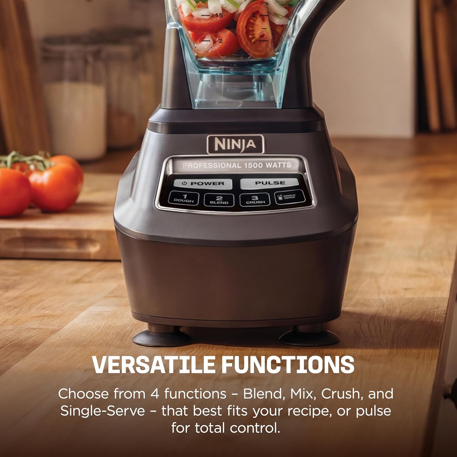 All-in-One Blender & Food Processor System – Smoothie, Chopping & Meal Prep Machine