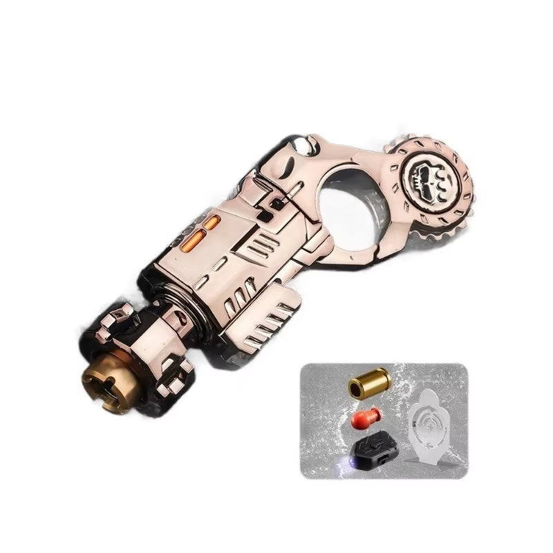Shell-Ejecting Alloy Toy Pistol Set - Ultimate Stress Relief Fidget Spinner & EDC Desk Gadget for Teen Boys