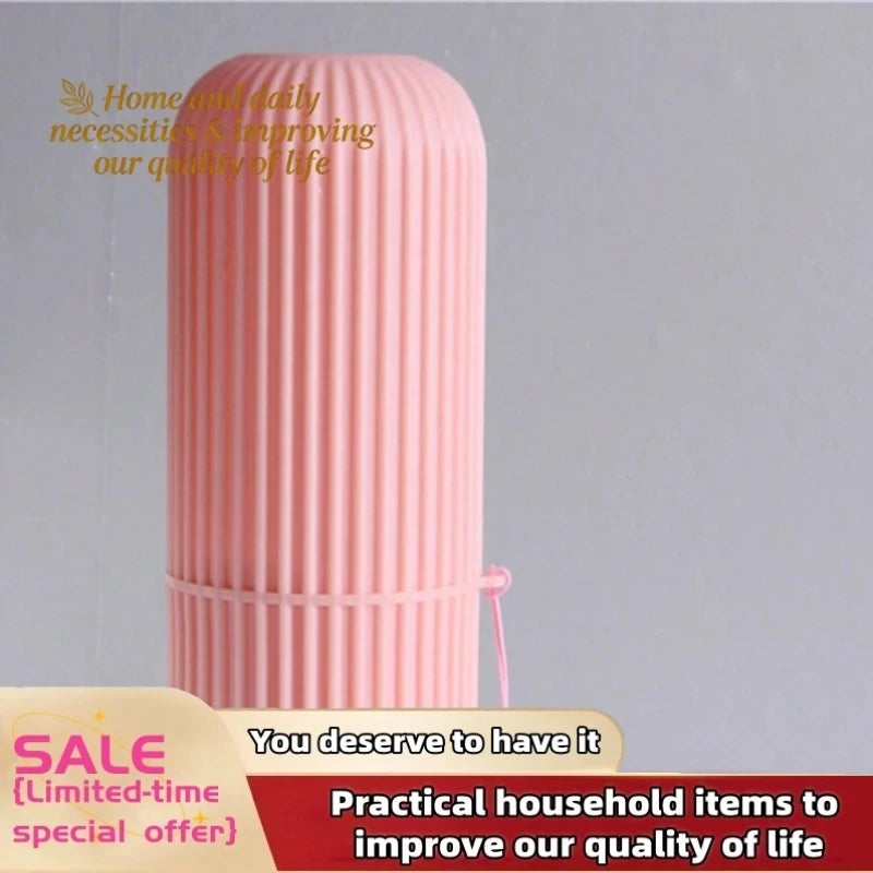 Travel Toiletries Organizer - 1 or 2 Pcs Toothbrush Holder & Storage Cup for Camping and Home Use