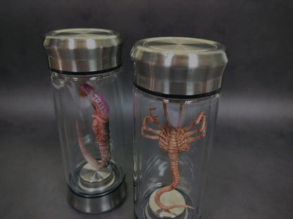Glowing Alien Specimen Jar – Sci-Fi Creature Display Prop