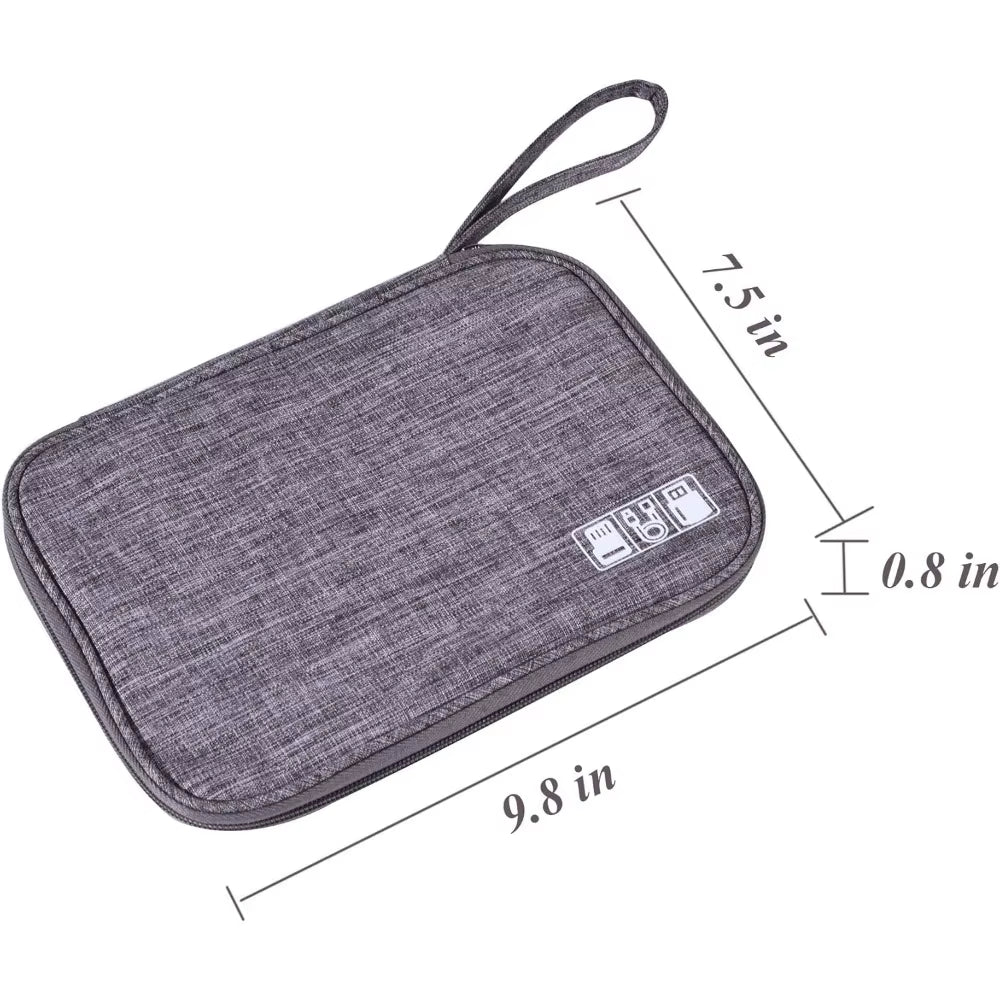 Ultimate Waterproof Electronics Organizer Bag - Travel-Friendly Cable Storage Pouch for All Your Accessories