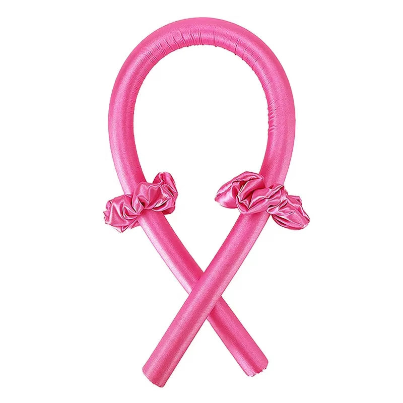 Silk Heatless Curling Rod Headband - Effortless Soft Curls While You Sleep!