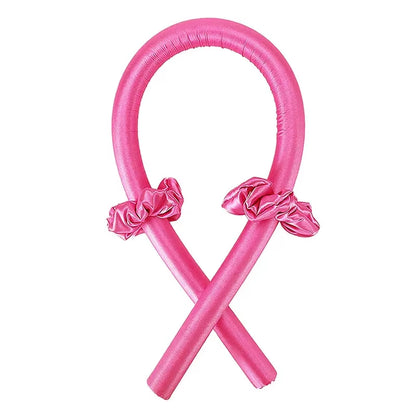 Silk Heatless Curling Rod Headband - Effortless Soft Curls While You Sleep!