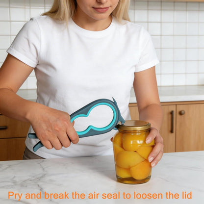 Easy-Grip Jar Opener – 6-in-1 Kitchen Tool for Stubborn Lids, Bottles & Pull Tabs