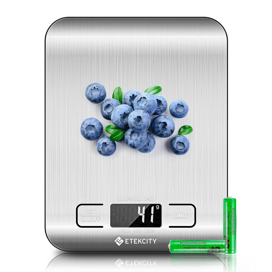 Digital Kitchen Scale – Compact Food Scale for Baking, Meal Prep & Cooking