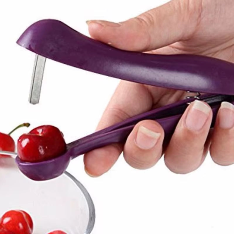 Effortless Cherry and Olive Pit Remover - Essential Fruit and Vegetable Tool