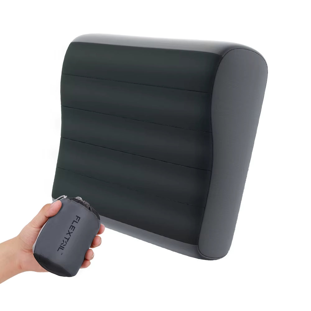 FLEXTAIL Ergonomic Inflatable Camping Pillow - Lightweight, Washable, and Adjustable Height for Ultimate Comfort at Home and on the Go