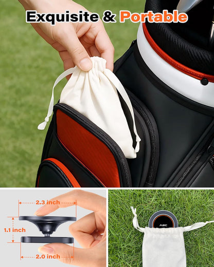 Alloy Magnetic Golf Cart Phone Holder for Magsafe Iphone, Unique Fathers Day Golf Gifts for Men Dad Him Husband Ladies Her Golfers, Golf Accessories Essentials Gadgets Fits EZGO, Club Car, Yamaha