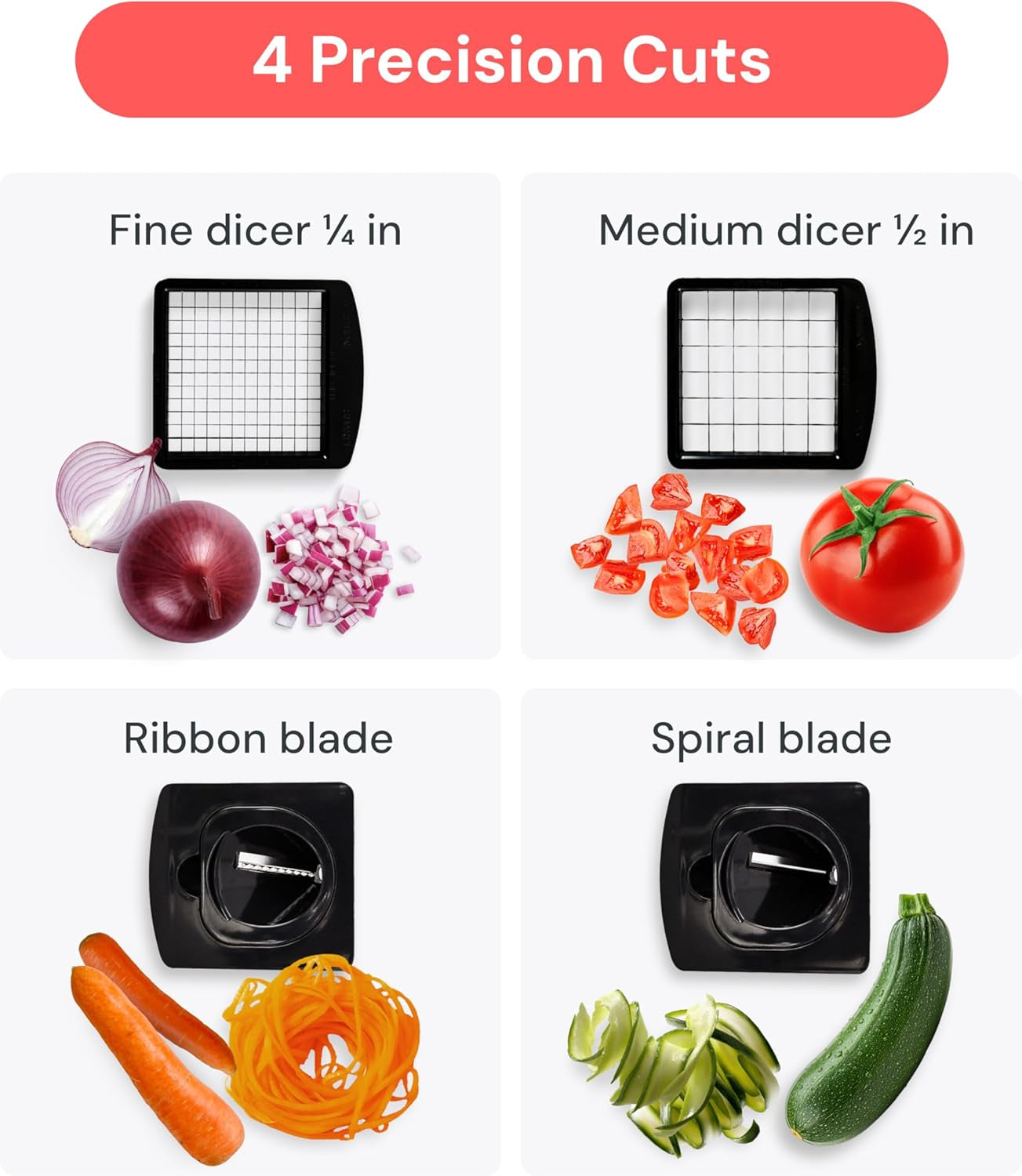 All-in-One Vegetable Chopper – Fast Onion Dicer & Meal Prep Kitchen Gadget