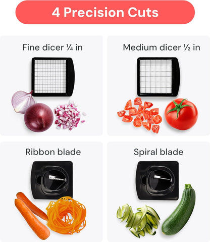 All-in-One Vegetable Chopper – Fast Onion Dicer & Meal Prep Kitchen Gadget