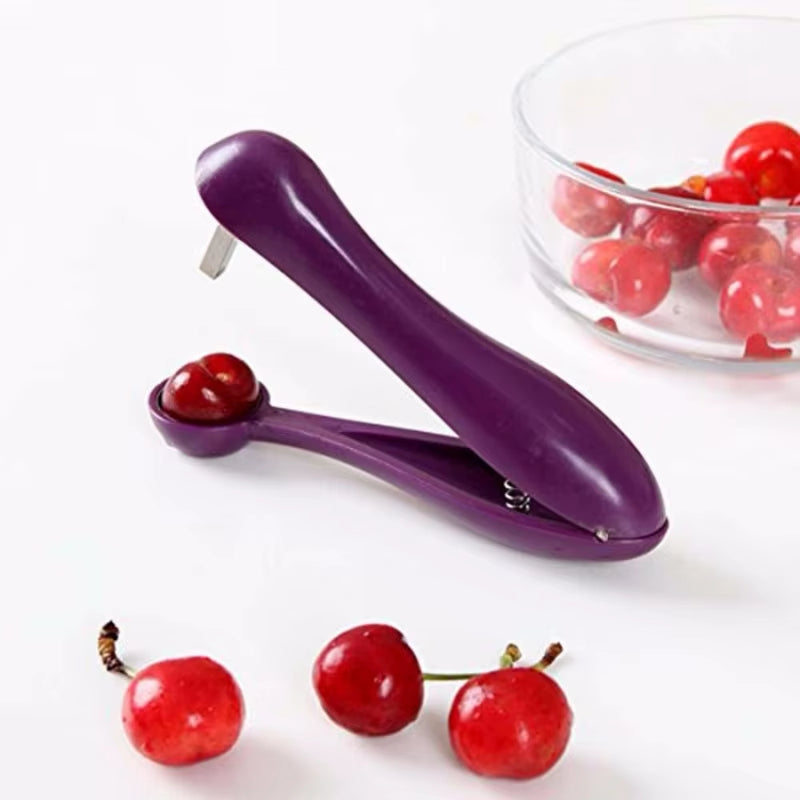 Effortless Cherry and Olive Pit Remover - Essential Fruit and Vegetable Tool