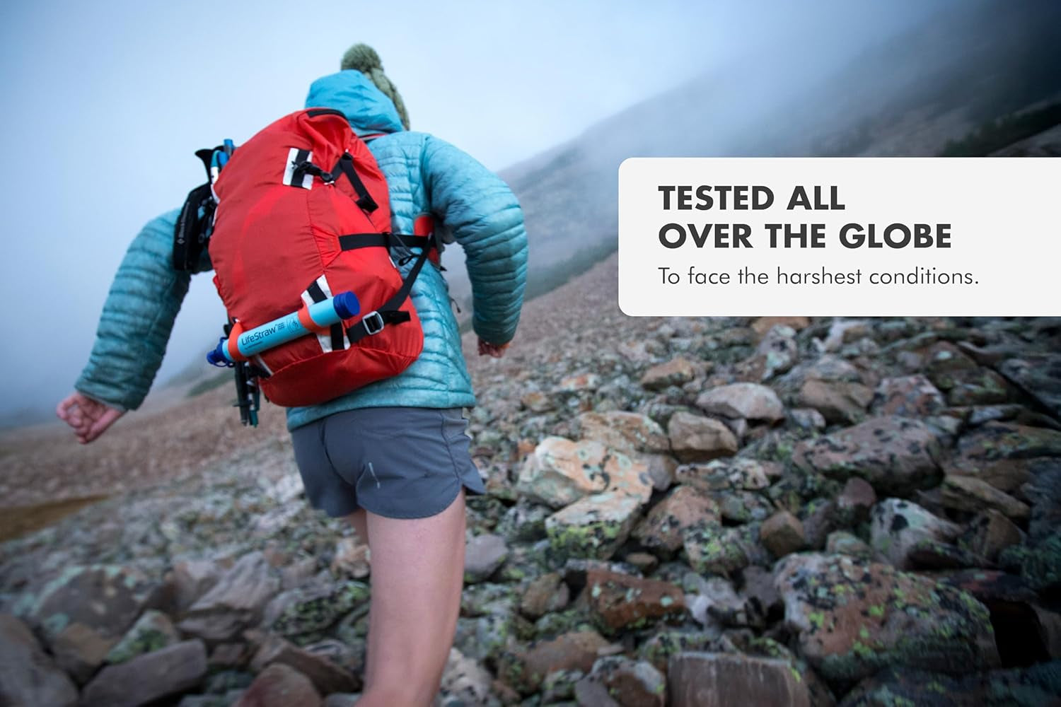 Personal Water Filter Straw – Compact Travel & Emergency Water Filtration Tool