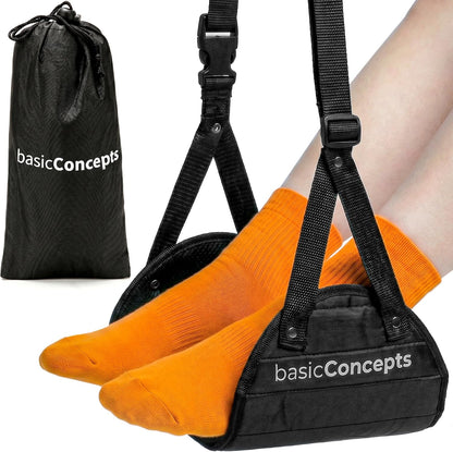 Ultimate Airplane Foot Hammock - Travel Comfort for Long Flights - Essential Plane Gadget
