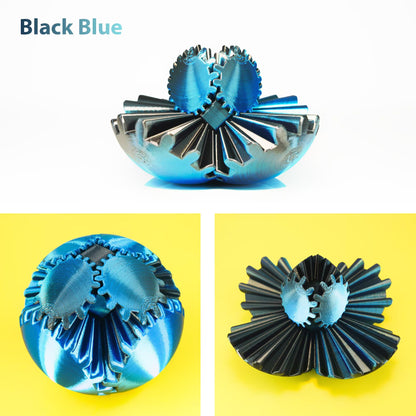 Transformable 3D Printed Gear Ball Fidget Toy - Stress Relief Desk Sphere for Kids and Adults, Perfect Easter & Birthday Gift!