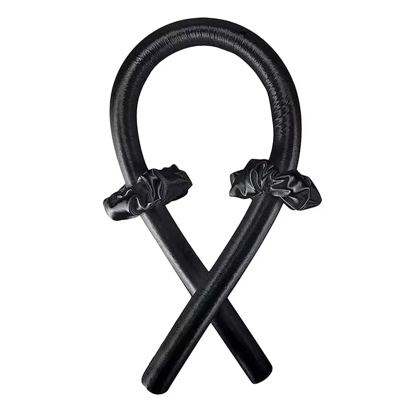 Silk Heatless Curling Rod Headband - Effortless Soft Curls While You Sleep!