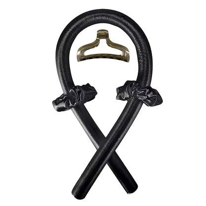 Silk Heatless Curling Rod Headband - Effortless Soft Curls While You Sleep!