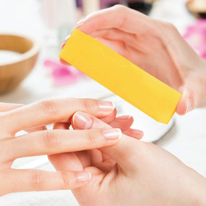 Ultra Gold Four-Sided Nail Buffing Block, 240 Grit, 3.75" L x 1" W x 1" H, Pack of 20 for Manicure and Pedicure Use