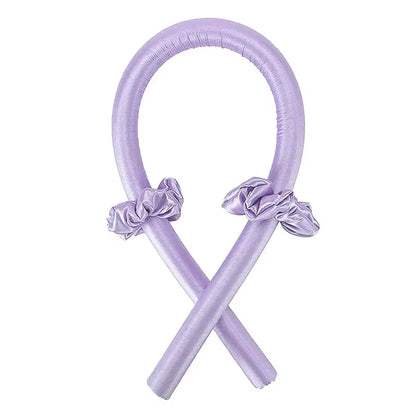 Silk Heatless Curling Rod Headband - Effortless Soft Curls While You Sleep!