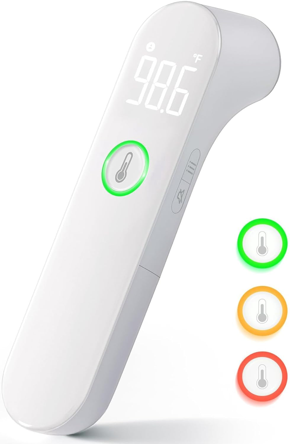 No-Touch Digital Thermometer – Fast Forehead & Object Temperature Reader for Home