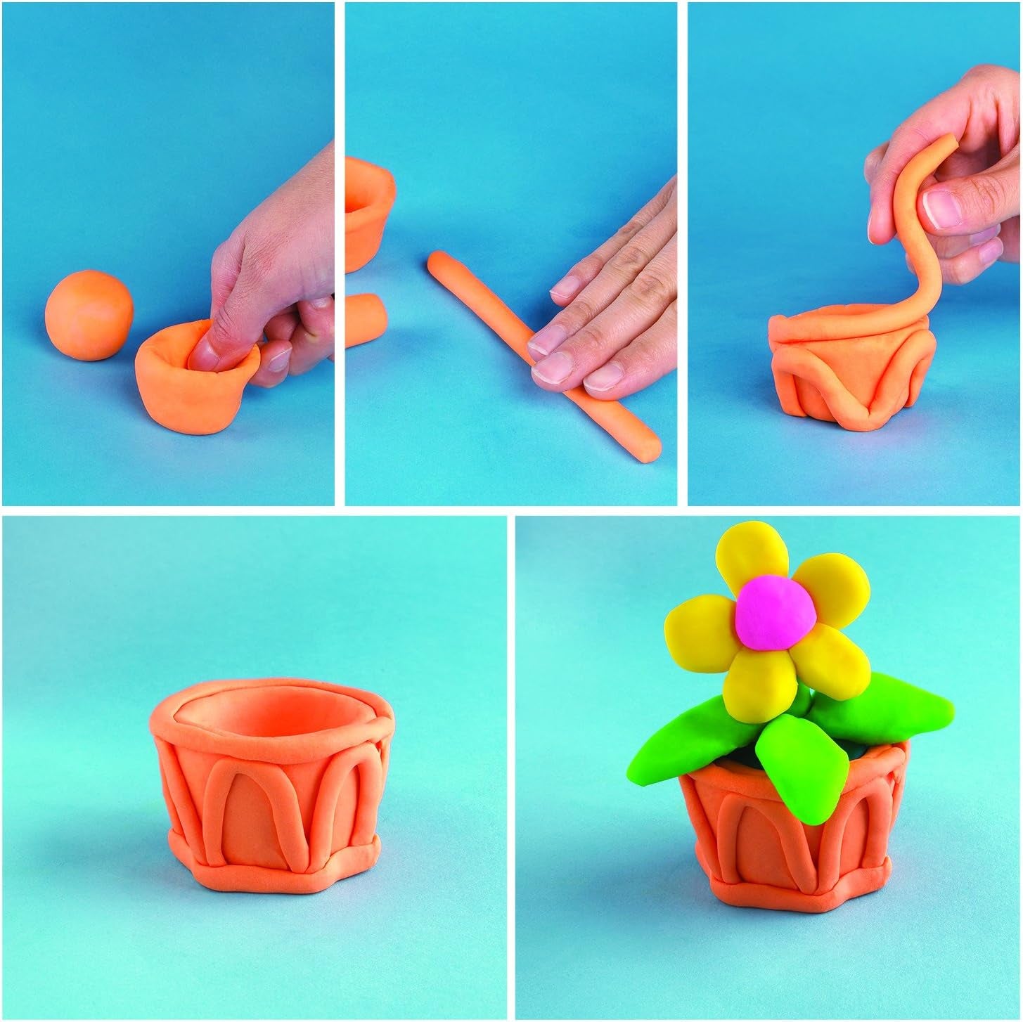 10-Color Modeling Dough Set – Creative Clay Play Kit for Kids