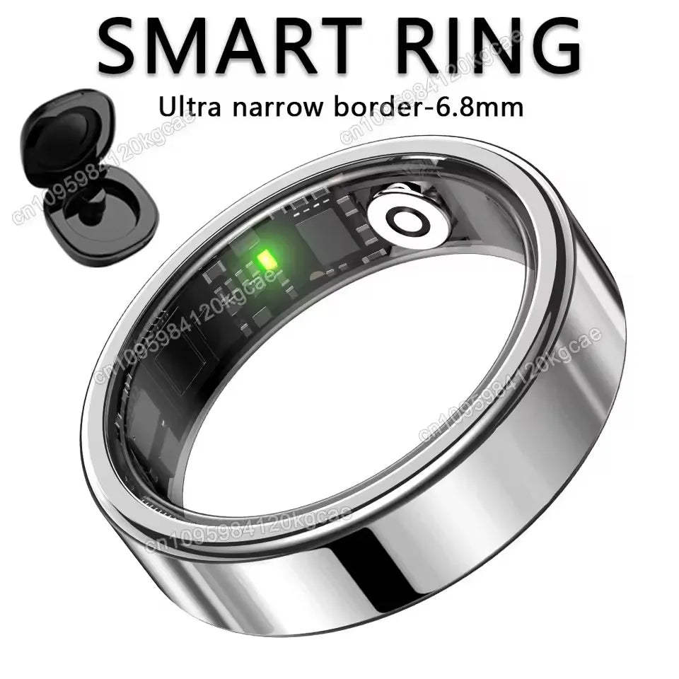 2026 Smart Ring: Heart Rate, Blood Pressure, Sleep Monitoring & Motion Tracking - IP68 Waterproof Gift for Men & Women