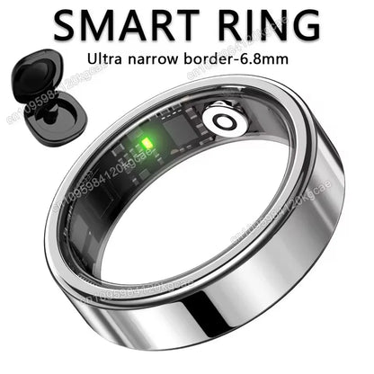 2026 Smart Ring: Heart Rate, Blood Pressure, Sleep Monitoring & Motion Tracking - IP68 Waterproof Gift for Men & Women