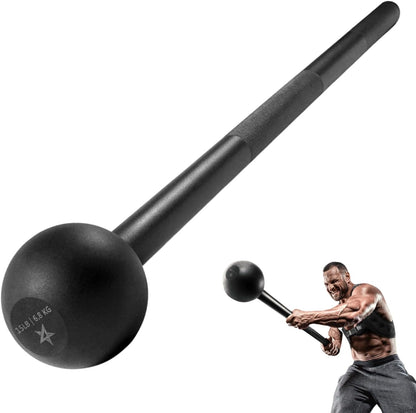 Steel Mace Bell for Comprehensive Strength Training - Full Body Workouts for Muscles, Shoulders, Grips, and Forearms - Available in 5 to 30 LB Options for Men and Women