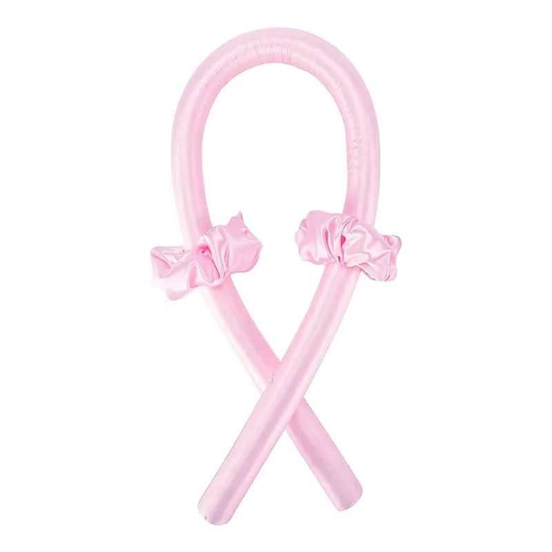 Silk Heatless Curling Rod Headband - Effortless Soft Curls While You Sleep!