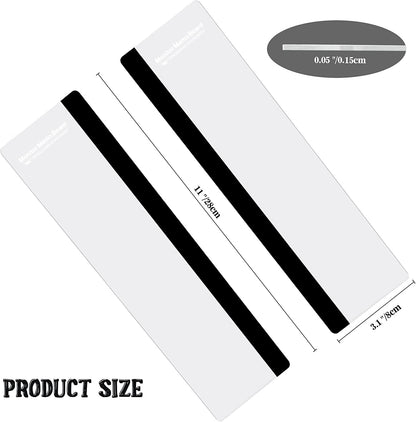 Enhance Your Workspace with 2Pcs Acrylic Computer Monitor Memo Boards - Perfect Sticky Note Holders for Home and Office Organization