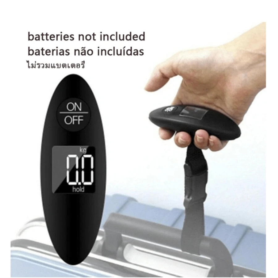 Portable Digital Luggage Scale – Compact Travel Suitcase Weight Checker with LCD Display - Up to 40kg