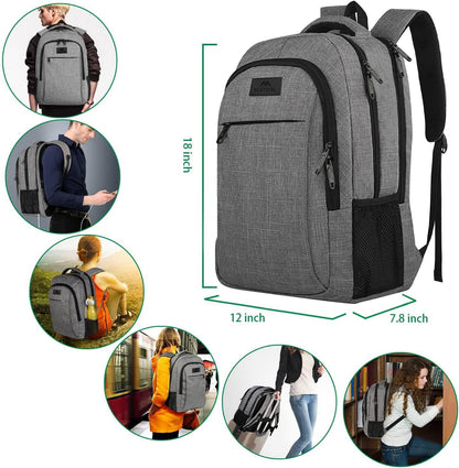 Anti-Theft Travel Laptop Backpack – Smart Organizer Bag for Work, School & Flights
