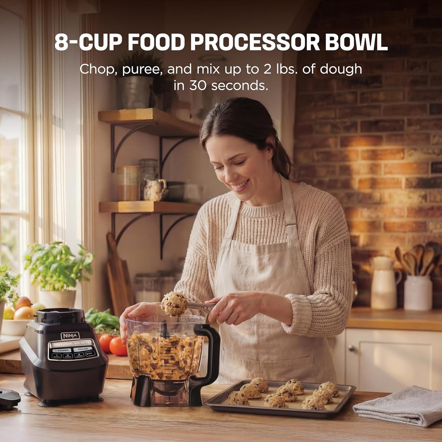 All-in-One Blender & Food Processor System – Smoothie, Chopping & Meal Prep Machine