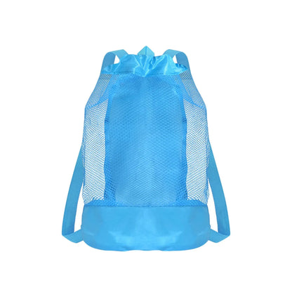 Ultimate Extra-Large Sand-Resistant Beach Backpack - Perfect Kids Pool Toy Storage for Shell Collecting, Travel & Fitness!
