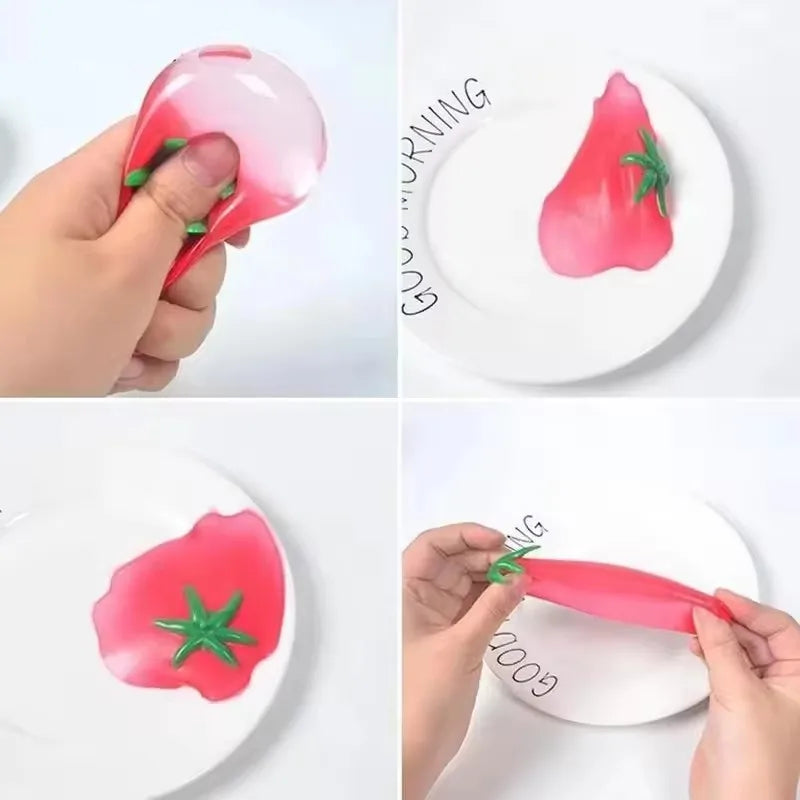 Taba Squishy Summer Fun Tomatoes - Unbreakable Water Balloons for Beach Battles & Kids' Squeeze Play