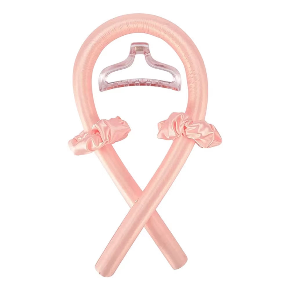 Silk Heatless Curling Rod Headband - Effortless Soft Curls While You Sleep!