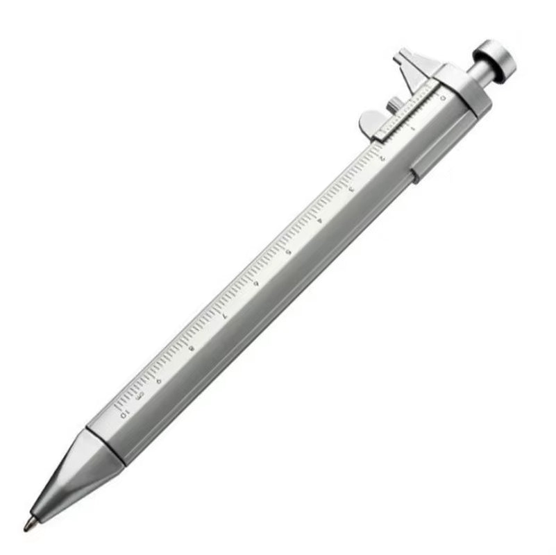 Multifunctional Caliper Pen - 0.5mm Ballpoint & Gel Ink Creative Stationery