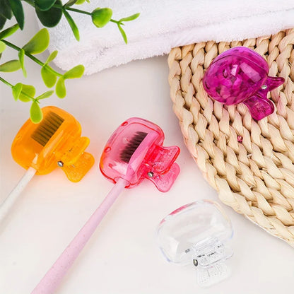 Travel Toothbrush Head Covers - Portable Protective Caps for Hygiene on the Go!