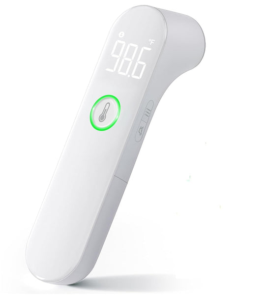 No-Touch Digital Thermometer – Fast Forehead & Object Temperature Reader for Home