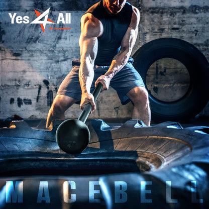 Steel Mace Bell for Comprehensive Strength Training - Full Body Workouts for Muscles, Shoulders, Grips, and Forearms - Available in 5 to 30 LB Options for Men and Women