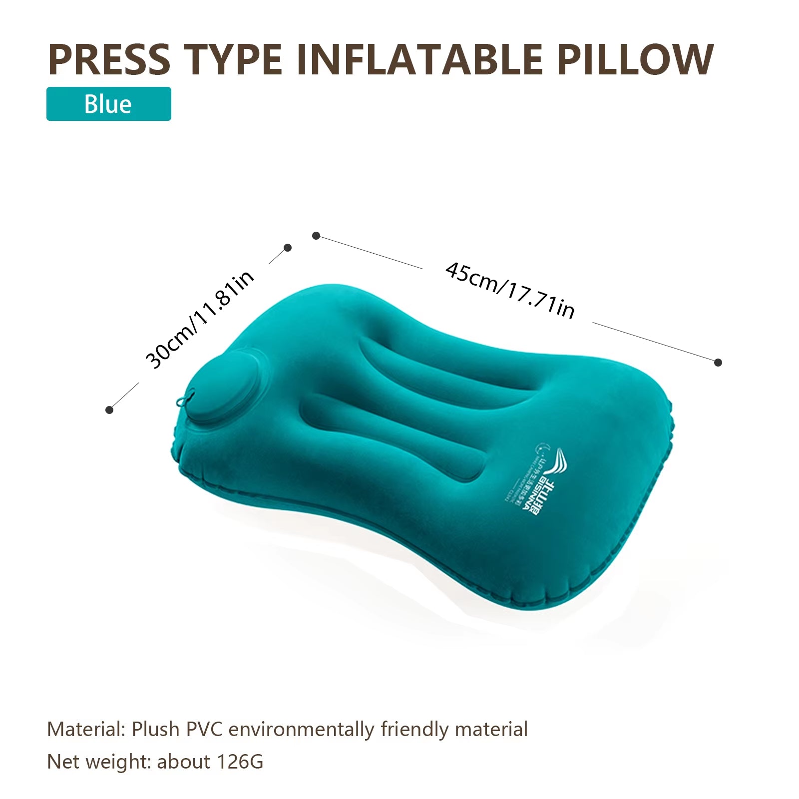 Ultralight Inflatable Camping Pillow - Portable Air Pillow for Ultimate Neck & Lumbar Support on Your Adventures