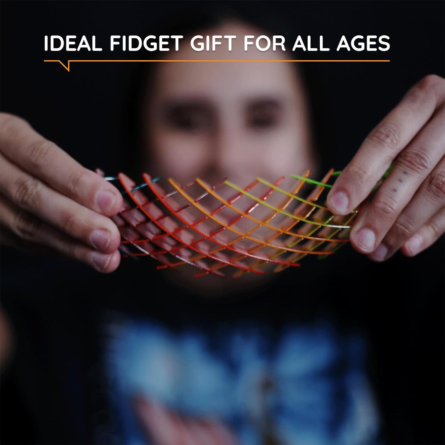 Fidget Worm Toy - Flexible 3D Sensory Slug for Stress Relief and Focus - Perfect for Kids, Teens, and Adults at Home, School, and Work