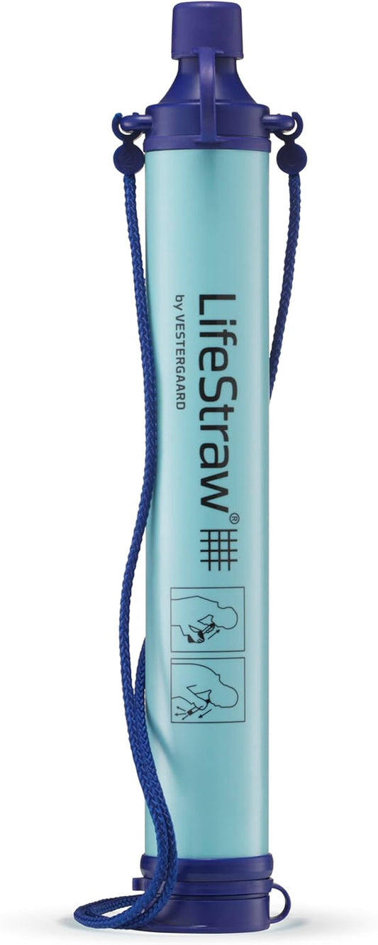 Personal Water Filter Straw – Compact Travel & Emergency Water Filtration Tool