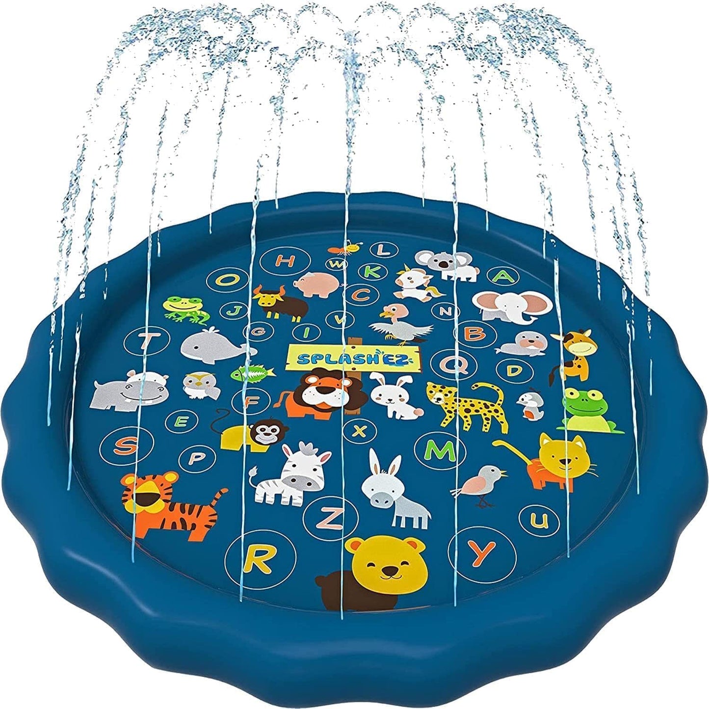 Backyard Splash Pad Sprinkler – 60-Inch Kids Water Play Mat