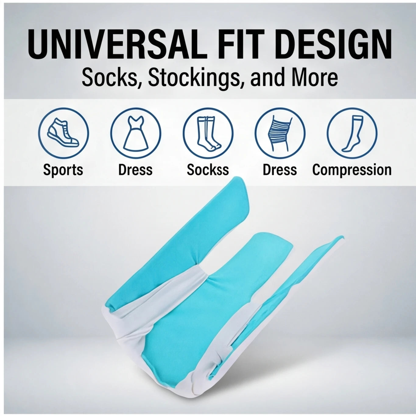 Revolutionary No-Bend Sock Aid Tool for Seniors, Disabled, and Pregnant - Effortless Sock Assistance!